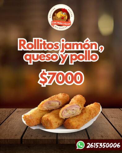 Rollito de Jamón y Queso por Kg (crudo)