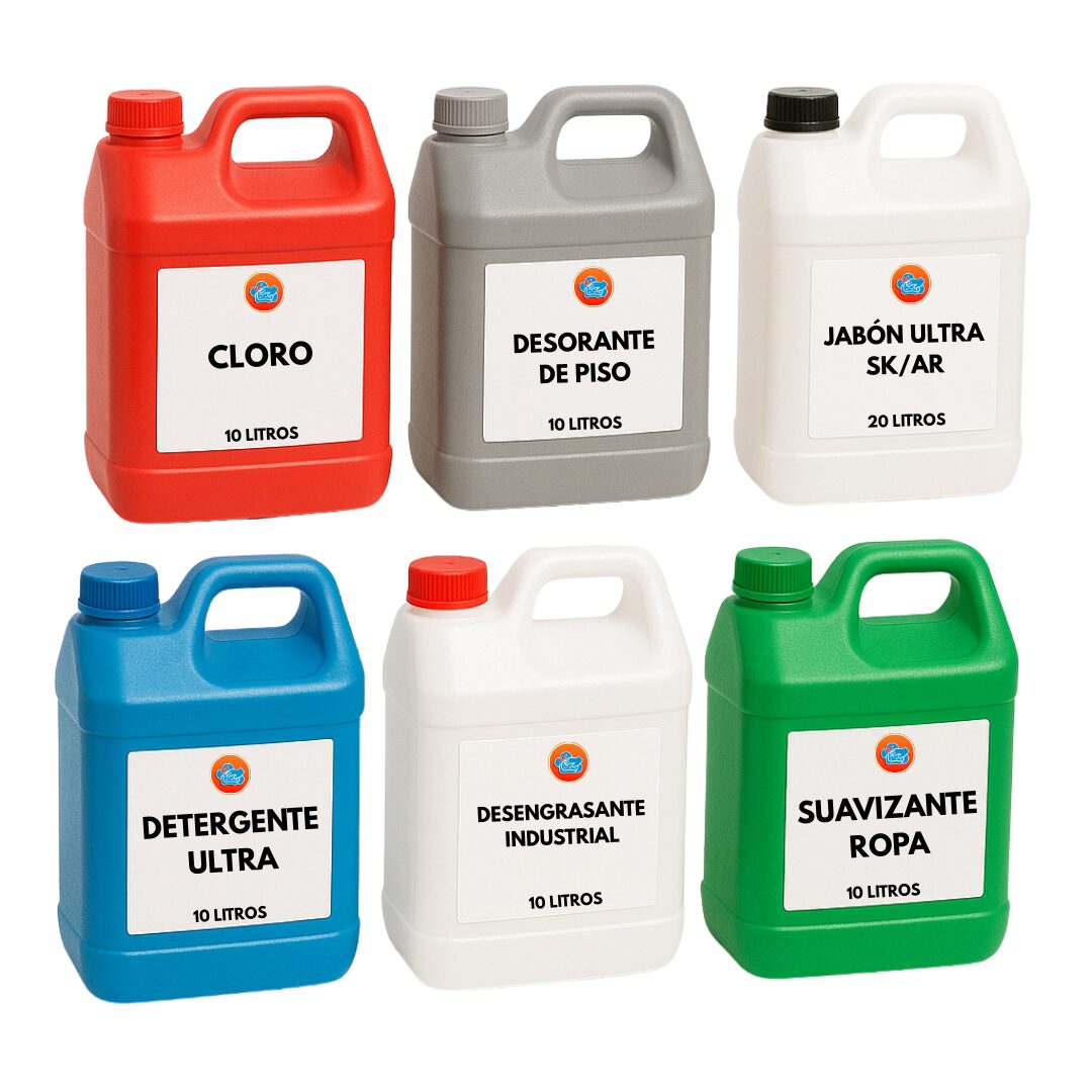 Combo limpieza especial (6 productos – 10L y 20L)