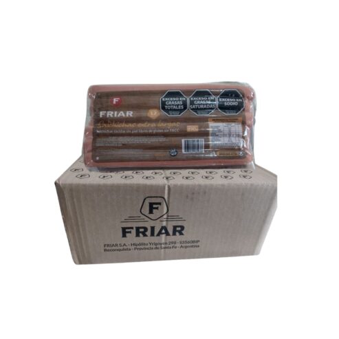 Caja salchichas fríar larga 8×12
