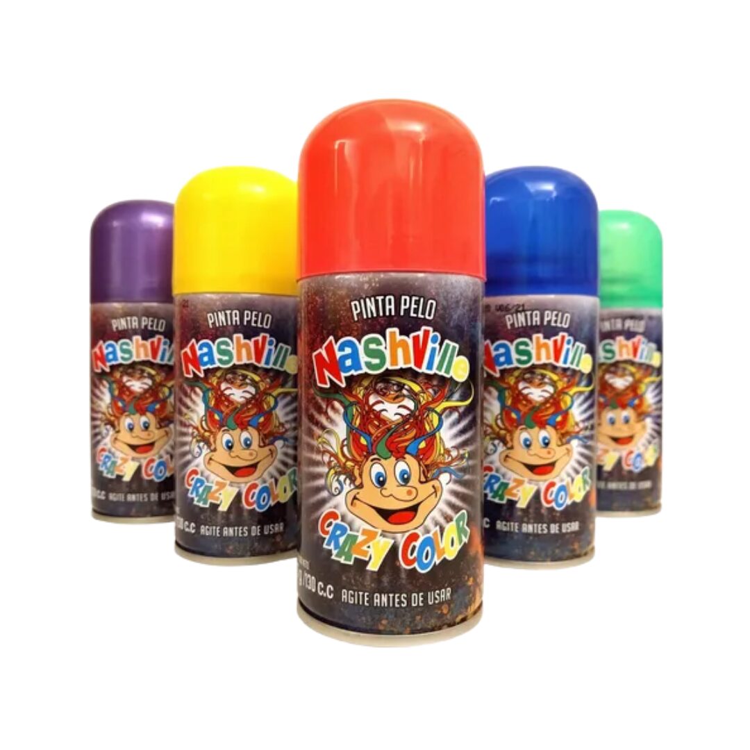 Pinta Pelo – Pintura Lavable en Aerosol para Cotillón