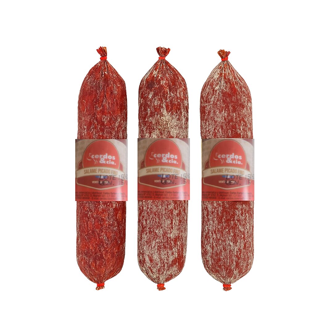 Salame Milán Cerdo & Cía. – Picado Fino por Kg